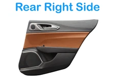 17-23 Alfa Romeo 952 Giulia Rear Right Passenger Interior Door Panel Trim Oem