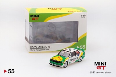 Mini GT BMW M3 E30 #6 Watson's Team Schnitzer 1991 Guia Race Of Macau Winner