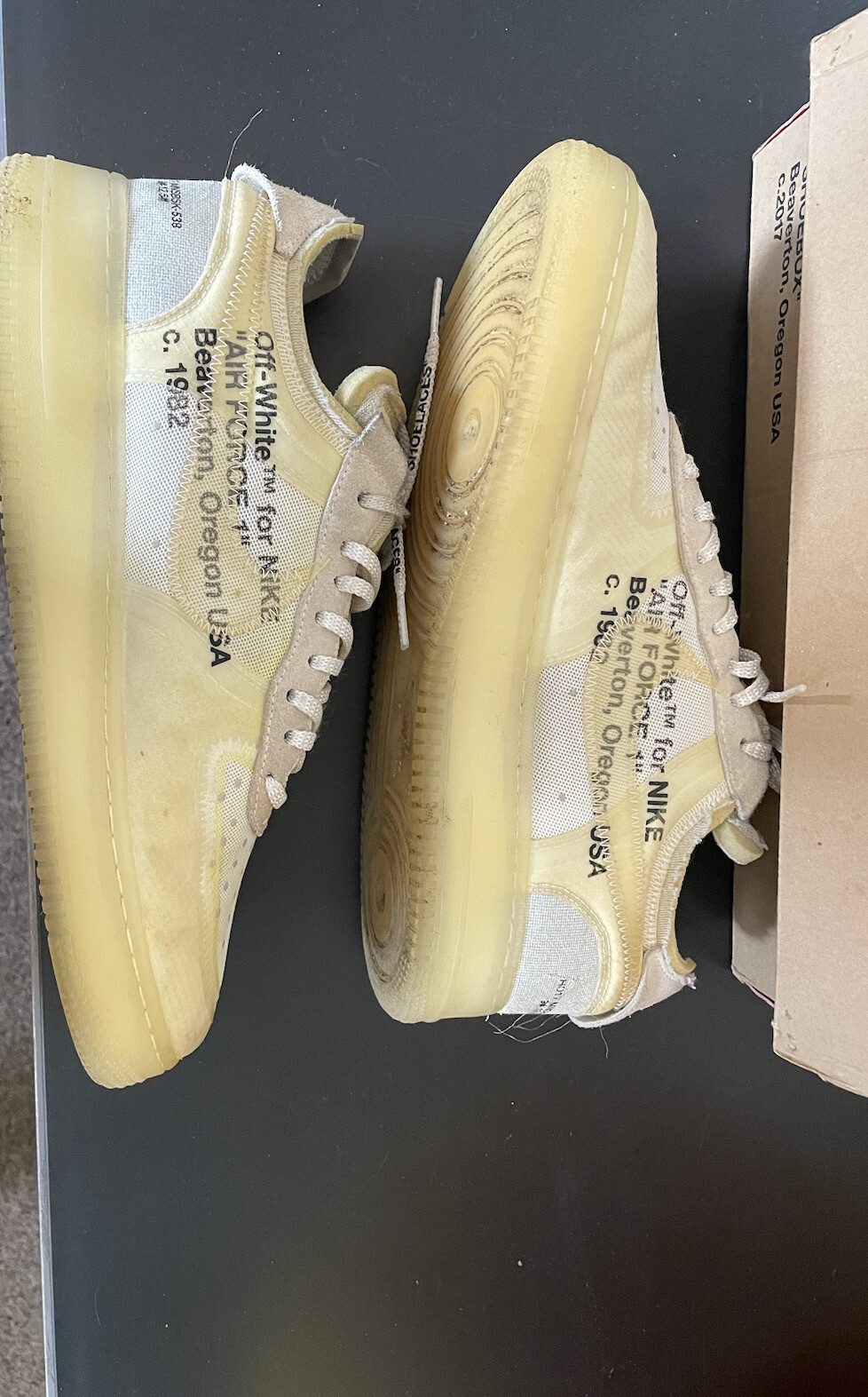 OFF WHITE X NIKE Nike x Off White OG Air Force 1 Low "The Ten" Bianco (UK 10 US 11) Graal?