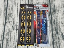 4 Pack Boys Slap Rulers Lot of 2 Packs Batman  Jurassic Park - 8 Total