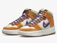 NEW Nike Dunk HI Up PRM Sail/Canyon Purple DQ5012-133 WOMEN'S SIZE 6.5 FAST SHIP