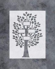 Family Tree Decor Stencil Template Reusable for Wall Art, Boho Living Room, DIY