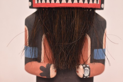 Vintage Hopi Hilili Kachina vecchio stile nativi americani firmato JFR 13,5" - Foto 8 di 15
