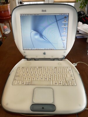 静冷台 PowerBook G3 & iBook id-ee Apple iBook Clamshell 466 MHz G3 PowerPC Special Edition Graphite
