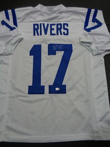 philip rivers autographed jersey