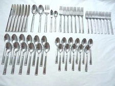 CAMBRIDGE STAINLESS FLATWARE CHINA 50-PIECES
