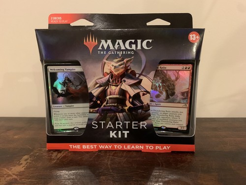MTG Magic the Gathering 2022 Starter Kit, Ready Play Game Decks, 5 Rare Cards EA