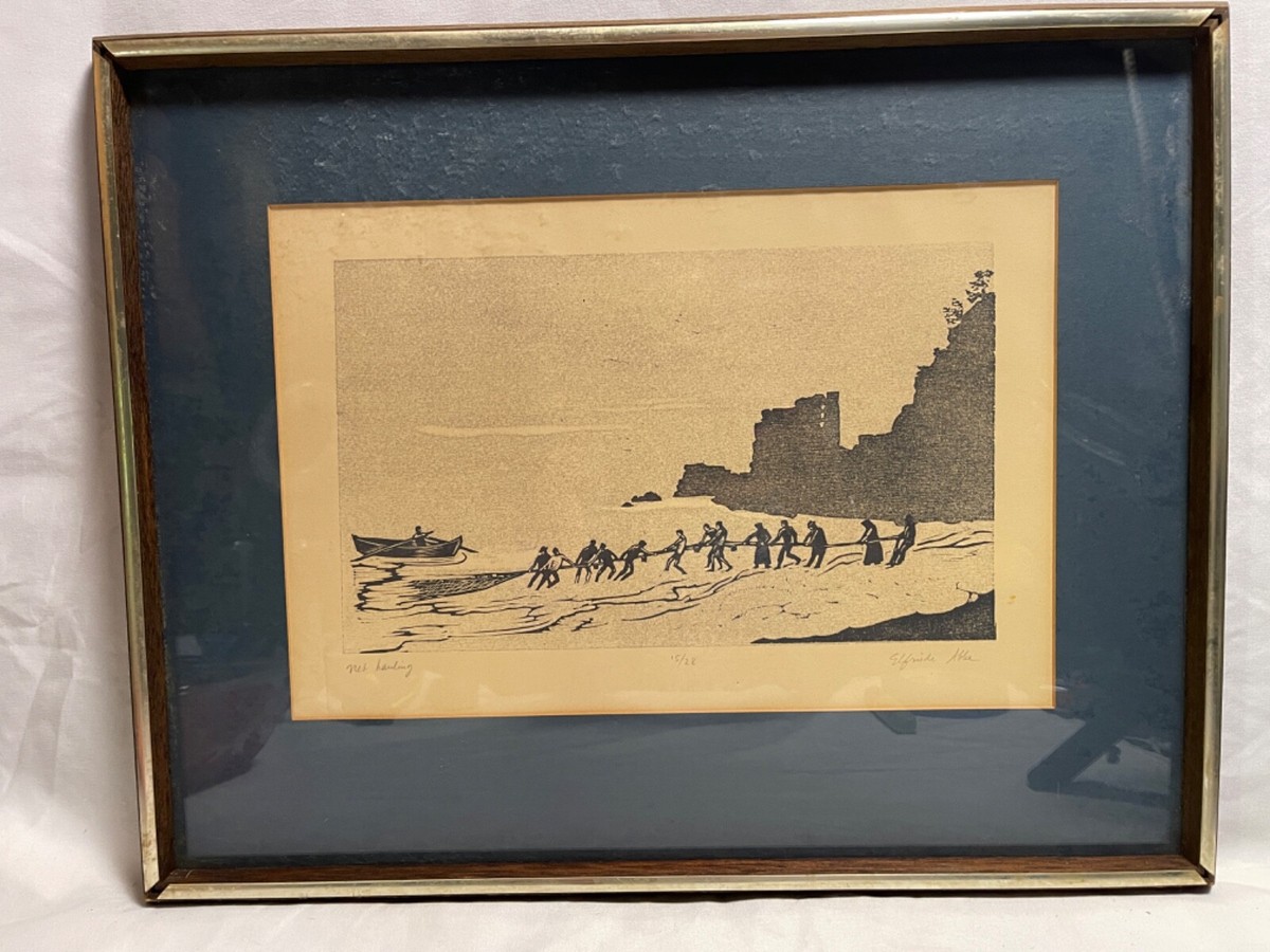 Art Block Print By Elfriede Abbe 