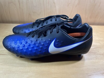 Nike Magista Soccer Cleats Black \u0026 Blue 844411-015 Men's Size 11 US 45 EU | eBay