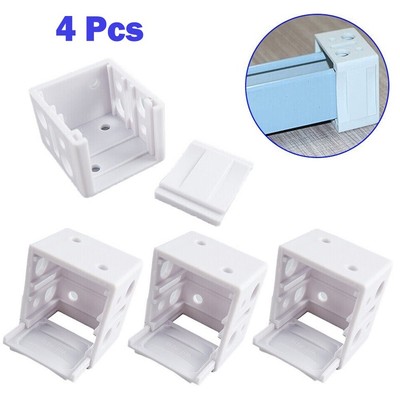 Brandneu Jalousie Klammern Montagehalterung Low Profile Box Wei? 4PCS.Set