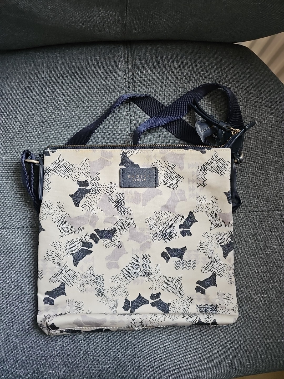 Radley Data Dog Oilcloth Shoulder Crossbody Bag eBay