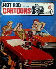 Hot Rod Cartoons Magazine July 1967 #17 Bill Hughes Jerry Barnett