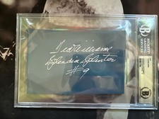 Ted Williams Autographed Cut Signature “Splendid Splinter #9” BGS Authentic