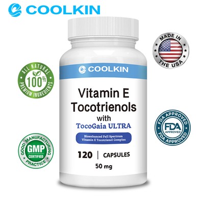 Vitamin E Tocotrienols - D-alpha Tocopherol, for Hair Skin Nail Face Eye Health