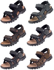 Herren Sandale Outdoor Trekking-Sandalen Leder Sandalen Freizeit Schuhe 42 43