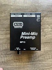 ROLLS MP13 Mini-Mic Preamp Phantom Power