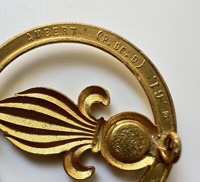 INSIGNE MILITARIA BERET ARMEE TRANSMISSIONS BERAUDY VAURE 63600 AMBERT