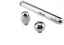 Bathroom Handheld 3 Heads Aluminum Enema Shower Colonic Douche System Cleaner