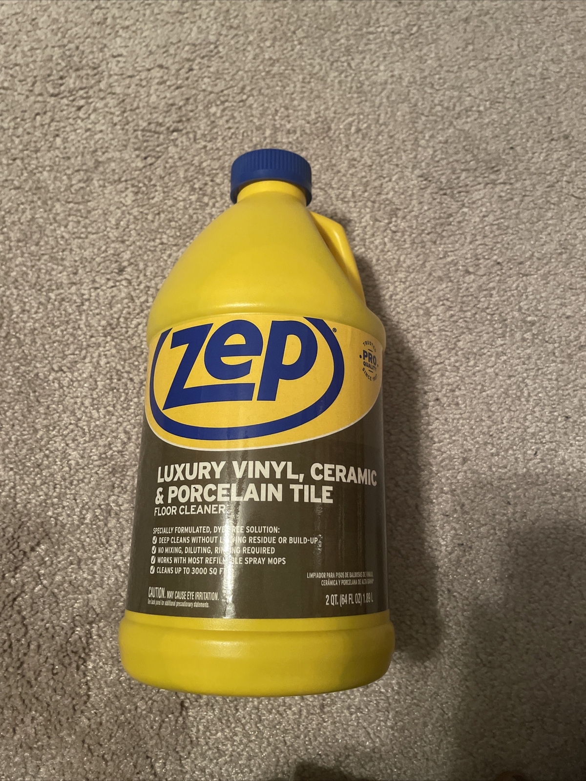 Zep Luxury Vinyl, Ceramic and Porcelain Tile Cleaner 64 oz Floor ...