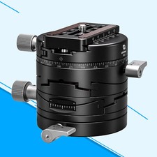 New For Leofoto G20 3D Geared Head with QR Plate Tripod Head for Camera