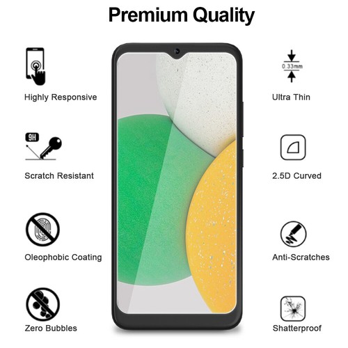 For Samsung Galaxy A03 A03S A33 A53 A12 A32 A52 Tempered Glass Screen Protector - Picture 4 of 22