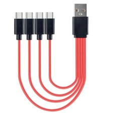 4 in 1 Convert Type C USB Cable For Tablet Laptop Phone Cord Splitter FastCharge