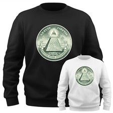 EAKS® Herren Sweatshirt "Eye of Providence" Auge der Vorsehung Allsehendes Auge