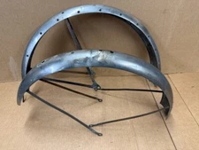 Monark Silver King Ladies 1930's Bicycle 24"  Bicycle Stainless Fender Set