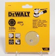 DeWalt DT3108-QZ Ponceuse Excentrique Disques Abrasifs 125Mm Grain 320G Très Fin