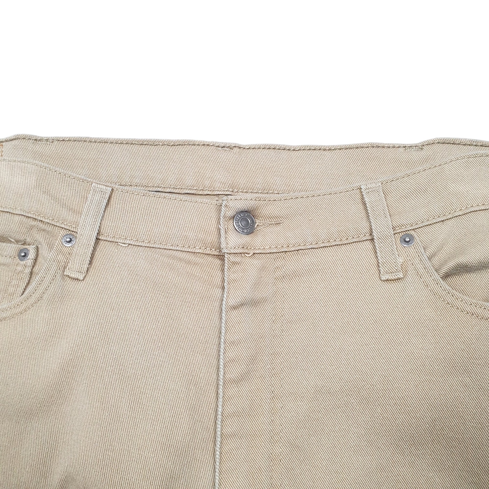 LEVIS 541 Jeans Athletic Straight Beige Denim Trousers Mens Stretch W40 L30 image 2