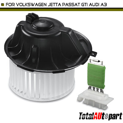 HVAC Blower Motor & Resistor Kit for Volkswagen Passat Rabbit GTI A3 ...