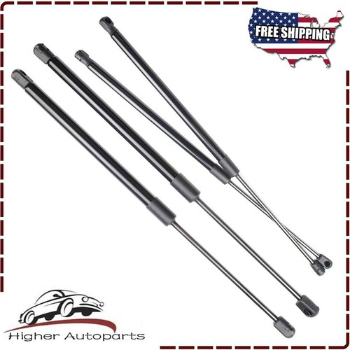 2 Tailgate+2 Rear Window Glsaa Lift Supports Gas Struts for Kia