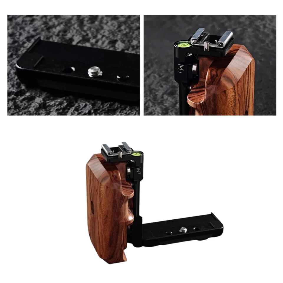 for Hasselblad 907X CFV 100C CFV II 50C Camera Wood Hand Grip L Bracket Holder - Image 3 of 4