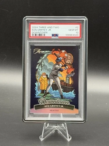 2024 Panini DOWNTOWN Ken Griffey Jr. #2 PSA 10 GEM MINT POP 14 HOF Mariners SSP