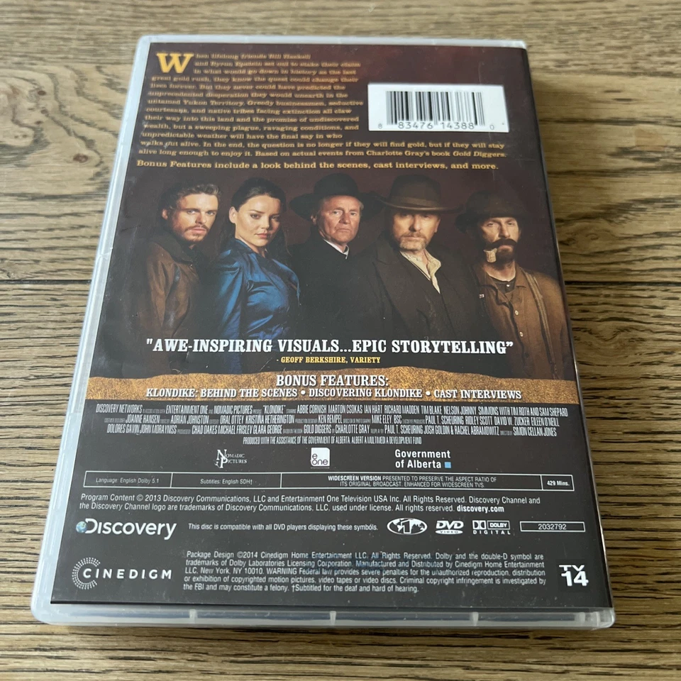 Klondike DVD 2014 2-Disc boxset - Region 1 - Image 2 of 4