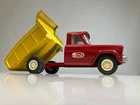 Vintage TONKA Jeep Red Cab Yellow Dump Bed 52110 With Working Latch