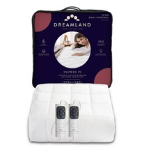 DREAMLAND Snowed In Organic Cotton Warming Mattress Protector - Double