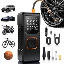 Tire Inflator Portable Air Compressor, 150PSI Cordless/12V DC Air Pump for Ca...