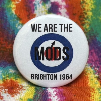 B39 MODS can badge Mods Vespa UK vintage shop US goods