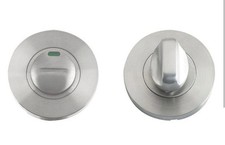 One Turn & Release Complete with Indicator ZOO ZCS004ISS bathroom Thumb Lock