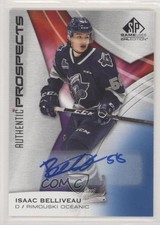 2019-20 Upper Deck SP Game Used CHL Edition Blue Isaac Belliveau #73 Auto 1u6