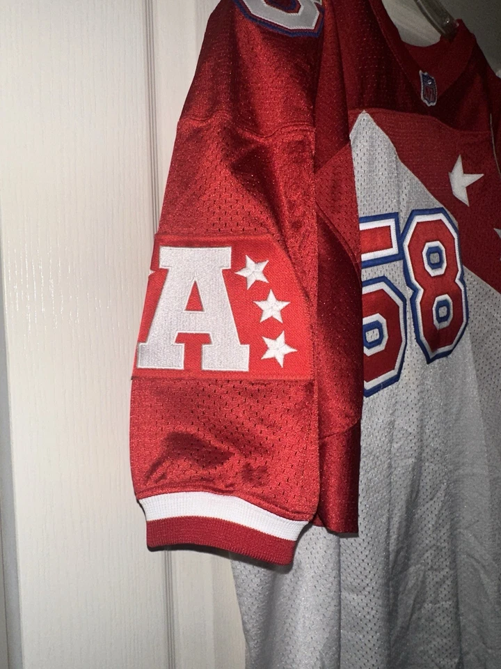 Camiseta De Colección Kansas City Chiefs NUEVA CON ETIQUETAS 52 Derrick Thomas Pro Bowl 1996 Mitchell Ness Foto 3 de 4