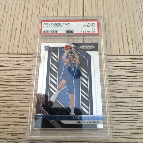 2018 panini prizm luka doncic psa 10