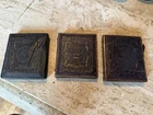 CIVIL WAR ERA MINI FRAMED  PHOTOGRAPHS / LOT OF 3