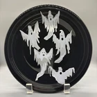 Fiesta Ghosts Luncheon Plate in Slate | Fiestaware Gray Halloween Lunch Retired