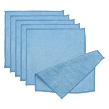 6Pcs 7.09"x7.09" Glasses Cleaning Cloth Microfiber Eyeglasses Cloth Blue