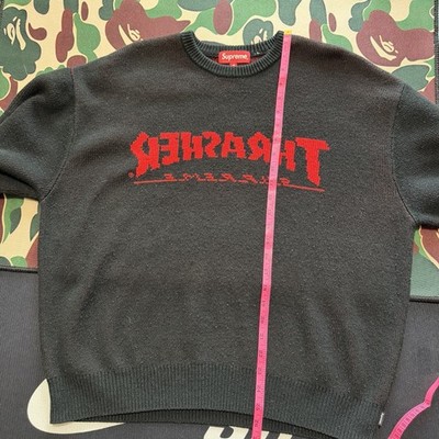 Supreme/Thrasher Sweater 21FW L セーター Supreme x Thrasher Sweater. FW21. Gently Loved & Stored. Great