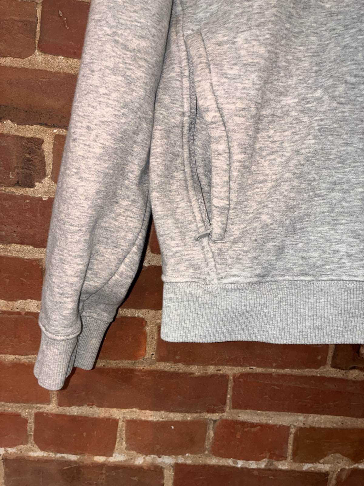 Fabletics Men's Gray Pullover Athletic Hoodie Log… - image 4