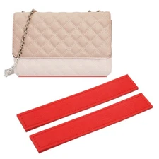 7 x 1.2 Inch Base Shaper, 2 Pcs Purse Organizer Insert for Tote Bag, Red