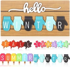 Wooden Seasonal Sign Simple Decor